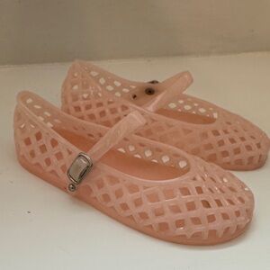 Kids Ballet Pink Jelly Shoes